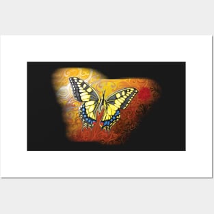 Dancing Monarch Butterfly Posters and Art